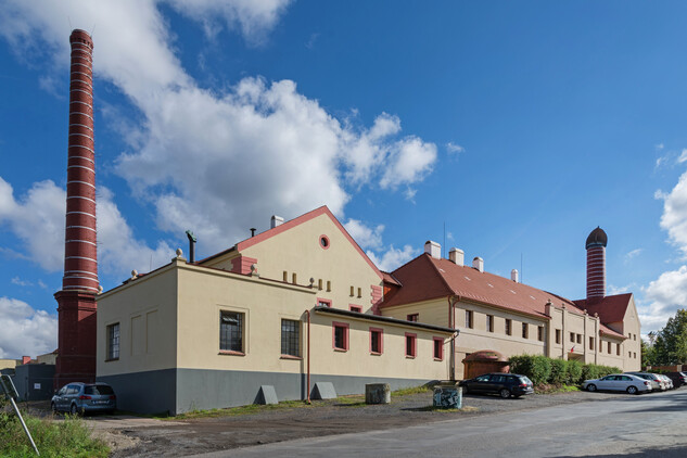 Pohled na pivovar od SZ, 2024
