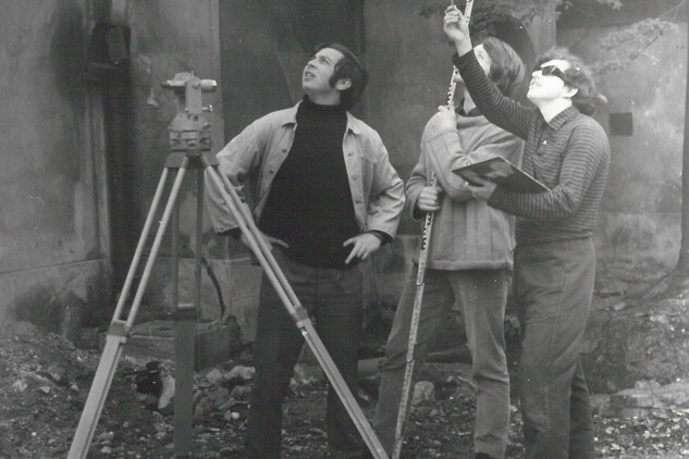 Oddělení měřické a dokumentační, rok 1970