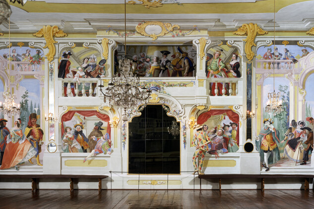Maškarní sál v zámku Český Krumlov