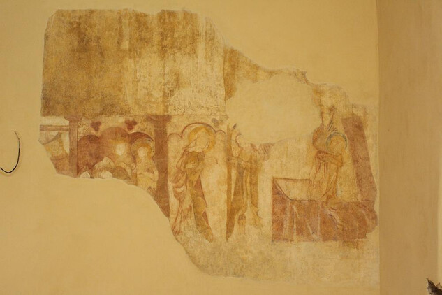 Čejetice, kostel sv. Havla, malby v lodi po restaurování