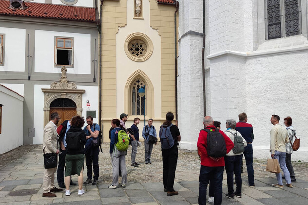 České Budějovice, Dominikánský klášter, setkání vedoucích odborů péče o památkový fond, NPÚ.