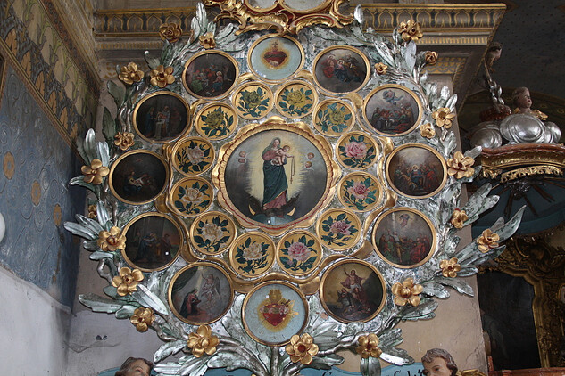 Bartošovice v Orlických horách, boční oltář Panny Marie