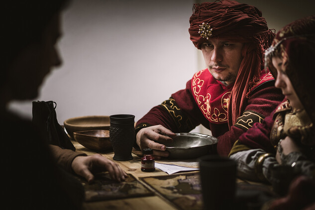Na památkovém ústavu v Telči proběhl historický strategický LARP, foto Petr Luba