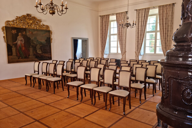 Zámek Červená Řečice, instalace prohlídkové trasy, foto: M. Indrová