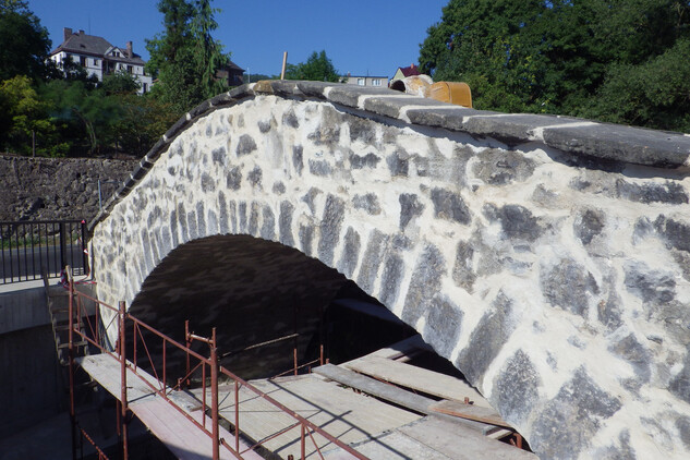 Obnova ovčího můstku v Děčíně-Podmoklech