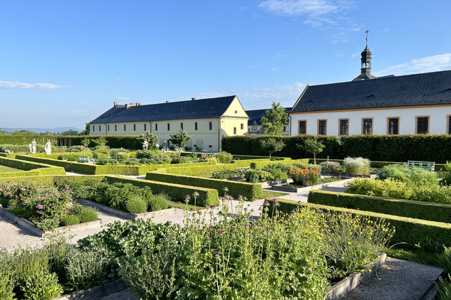 Hospitál Kuks - bylinková zahrada